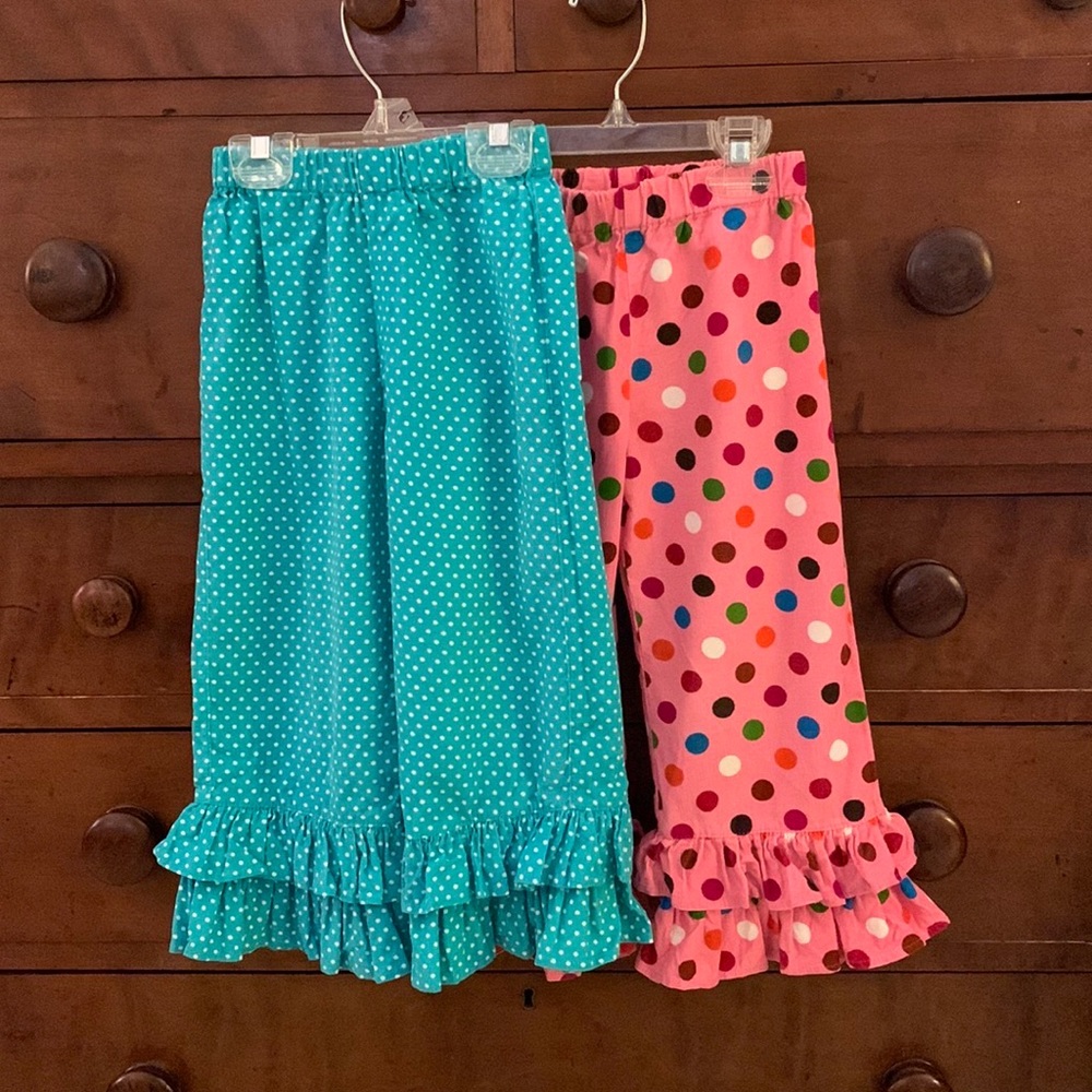 Smock Dot Kids corduroy ruffle pants size 4